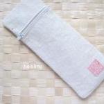 Long Canvas Pencil Case - Handprinted With..